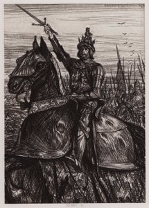 Kong Henrik Vs liv (litho) af Edmund Joseph Sullivan