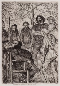 The Second Part of King Henry IV, Act III, Sc 2dani af Edmund Joseph Sullivan