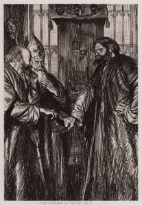 The Tragedy of King Richard II, Act IV, Sc 1dani af Edmund Joseph Sullivan