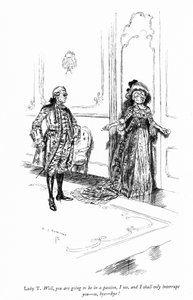 Illustration til Sheridans The School for Scandal af Edmund Joseph after Sullivan