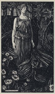 Tennyson, Illustration til A Dream of Fair Women and Other Poems