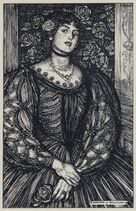 Tennyson, Illustration til A Dream of Fair Women and Other Poems