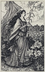 Tennyson, Illustration til A Dream of Fair Women and Other Poems af Edmund Joseph after Sullivan