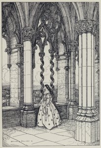 Tennyson, Illustration til A Dream of Fair Women and Other Poems af Edmund Joseph after Sullivan