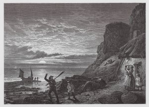 Af sted på krydstogt (gravering) af Edmund Morison (after) Wimperis