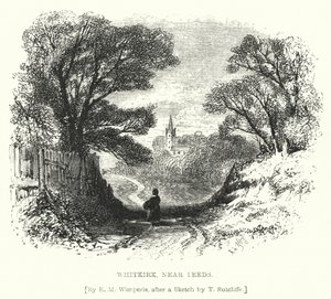 Whitkirk, nær Leeds (gravering)