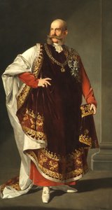 Kejser Franz Joseph I i regalierne af Det Gyldne Skind af Edmund Pölz