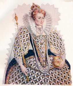 Elizabeth, dronning af England, nederlag for den spanske armada, 1588, 1902
