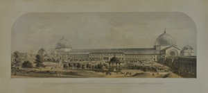 International udstilling af 1862, North Front fra Gardens of the Royal Horticultural Society, 1862 af Edmund Walker