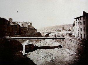 Udsigt over Wien (foto) af Edouard Denis Baldus