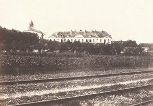 Gard Abbey nær Abbeville, ca. 1855. af Édouard Baldus
