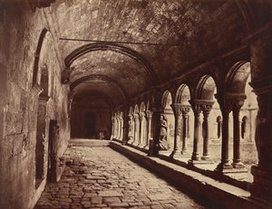Arles. Klostergården ved Saint-Trophime af Édouard Baldus