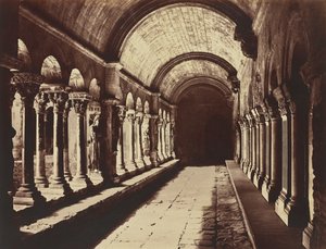 Arles. Klostergangen i Saint-Trophime af Édouard Baldus