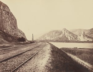 Indgang til Donzère-passet af Édouard Baldus