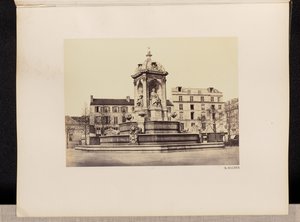 [Fontaine Saint Sulpice] (nr. 76) af Édouard Baldus