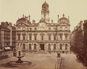 Lyon. Rådhus af Édouard Baldus