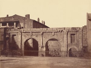 [Augustusporten, Nîmes] af Édouard Baldus