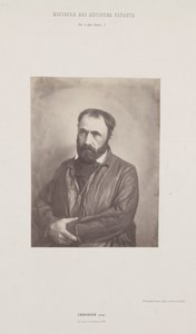 Portræt af Paul Chenavard, fra serien "Histoire des Artistes Vivants" af Édouard Baldus