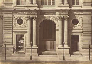 Stueetagen i Pavillon Turgot, Louvre, Paris af Édouard Baldus