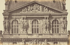 [Anden sal i Pavillon Richelieu, Louvre, Paris] af Édouard Baldus