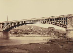 Viadukt ved La Voulte af Édouard Baldus
