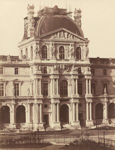 Udsigt over Louvre, 1855-1857. af Édouard Baldus