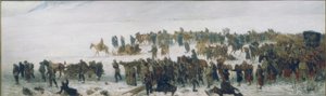 Toget med de sårede af Edouard Castres