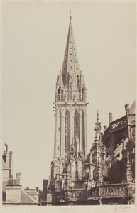Saint-Pierre-kirken, Caen af Edouard Denis Baldus