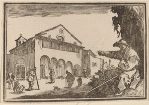 Almuehus af Edouard Eckman after Jacques Callot