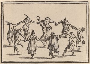 Dansen af Edouard Eckman after Jacques Callot