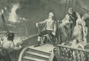 Haydn komponerer sin skabelse (dybtryk)