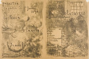 "La Revue Blanche" Forvandlede og ensomme sjæle