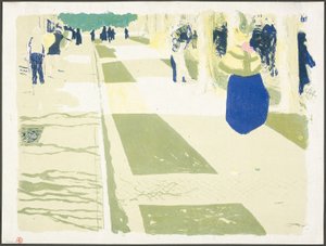 The Avenue, planche to fra Landscapes and Interiors af Édouard Jean Vuillard