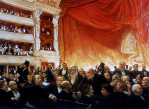 Et interval med Comedie Francaise, 1886