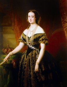 fransk kejserinde Eugenie af Edouard Louis Dubufe