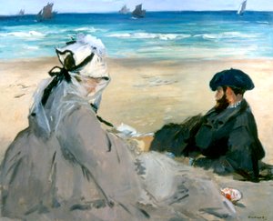 Ved stranden, 1873 af Édouard Manet