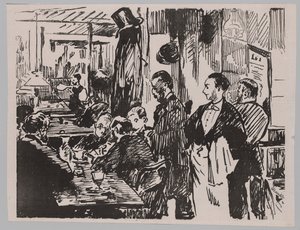 På Caféen af Édouard Manet