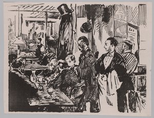 På Caféen af Édouard Manet