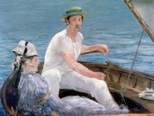 Bådsejlads, 1874 af Édouard Manet