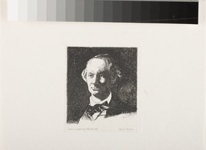 Charles Baudelaire, Full Face III af Édouard Manet