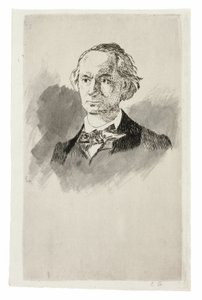 Charles Baudelaire, Full Face III af Édouard Manet