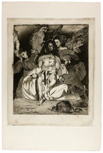 Død Kristus med engle af Édouard Manet