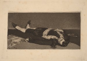 Død toreador af Édouard Manet