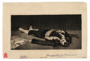 Død Toreador af Édouard Manet