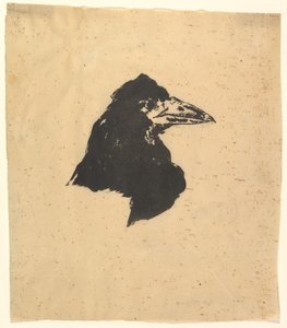 Design til plakaten og omslaget til The Raven af Edgar Allan Poe, 1875. af Édouard Manet