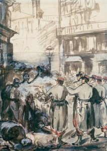Barrikaden af Édouard Manet