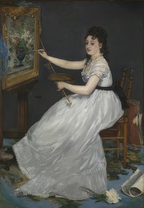 Eva Gonzalès. 1870 af Édouard Manet