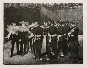 Halshugningen af Maximilian af Édouard Manet