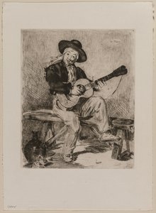 Le Guitarrero af Édouard Manet