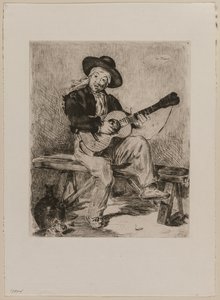 Guitarreroen, 1861. af Édouard Manet